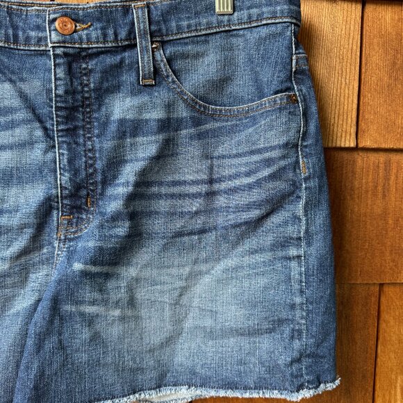 EUC J. Crew High Rise Blue Denim Shorts in Women's 32 - Picture 5 of 8